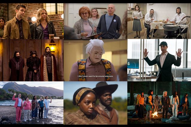 Stills from some of the best TV shows, as selected by Ben Yakas, including The Other Two, Curb Your Enthusiasm, The Underground Railroad, Curb Your Enthusiasm, Yellowjackets,